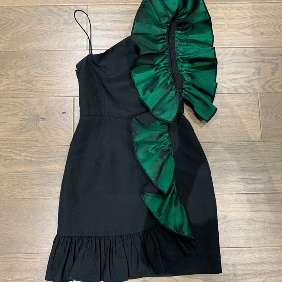 Sandro One Shoulder Mini Dress🥰 - Picture 3 of 7